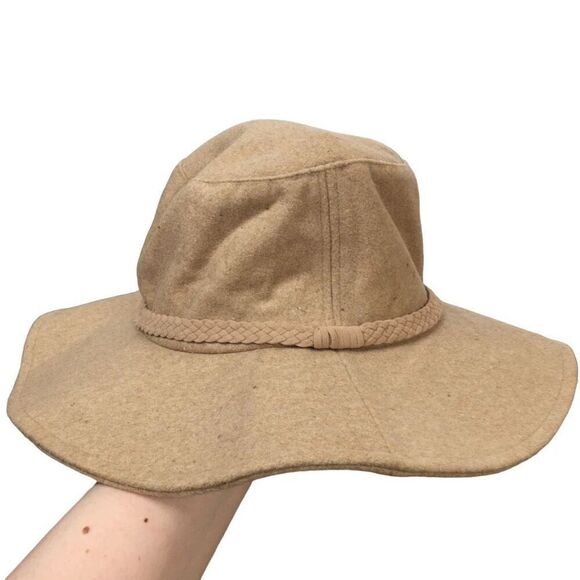 ASN The Harper Hat Womens Tan One Size Braided Floppy NWT #K - Picture 4 of 8